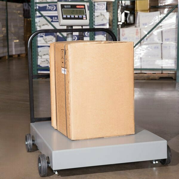 Tor Rey EQM-400/800 800 lb. Digital Receiving Bench Scale with Tower Display Legal for Trade 166EQM800